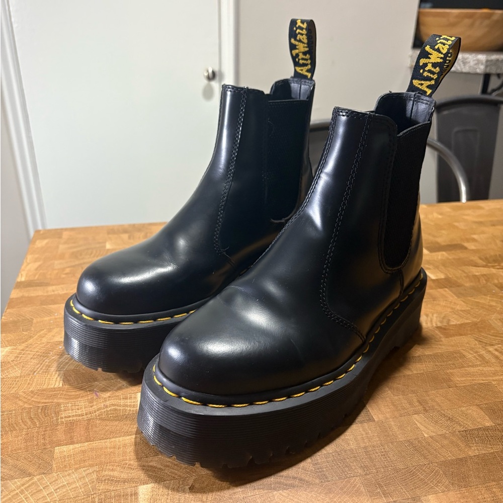 Dr. Martens Black Leather Boots